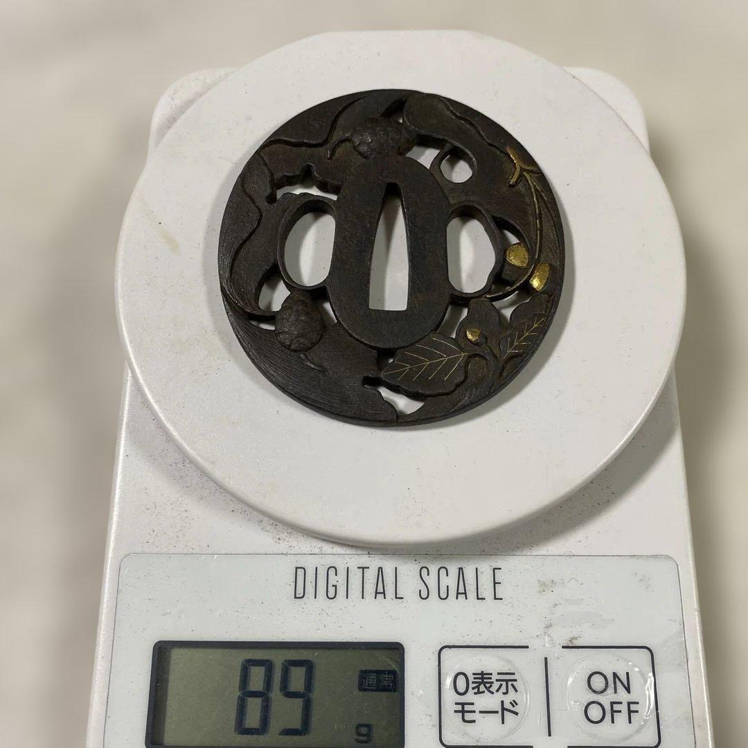 B-53 鍔　武具　刀装具　日本刀　時代物　骨董品　美術品　工芸品