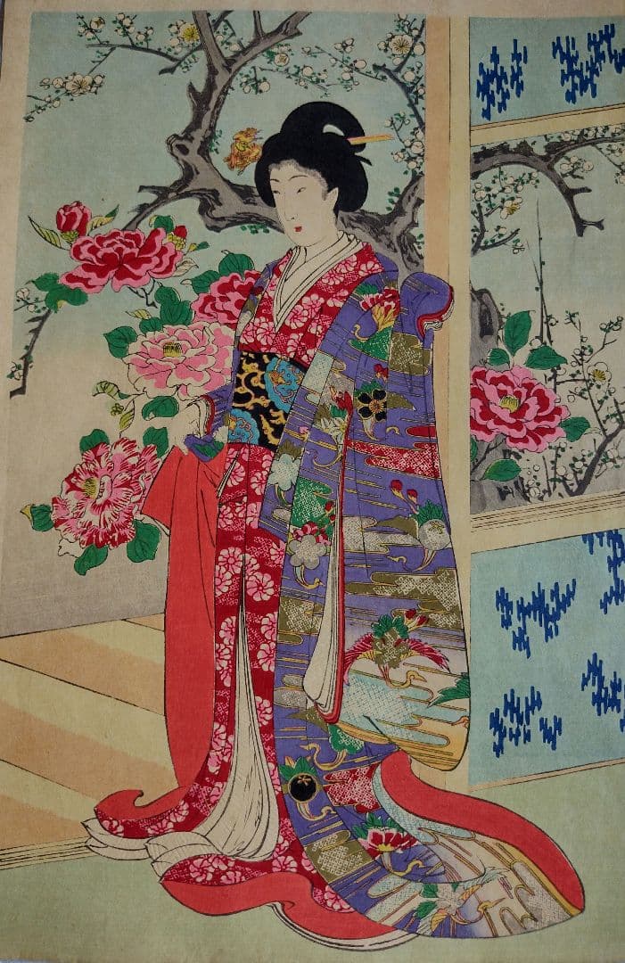 揚州周延　徳川時代の貴婦人の図