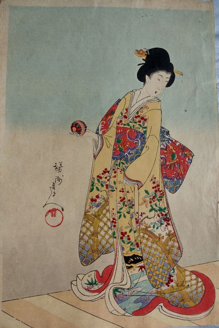 揚州周延　徳川時代の貴婦人の図