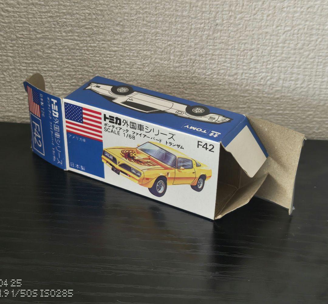 TOMICA　トミカ　ポンティアック　ファイヤーバード　ワイドホイール　箱付き