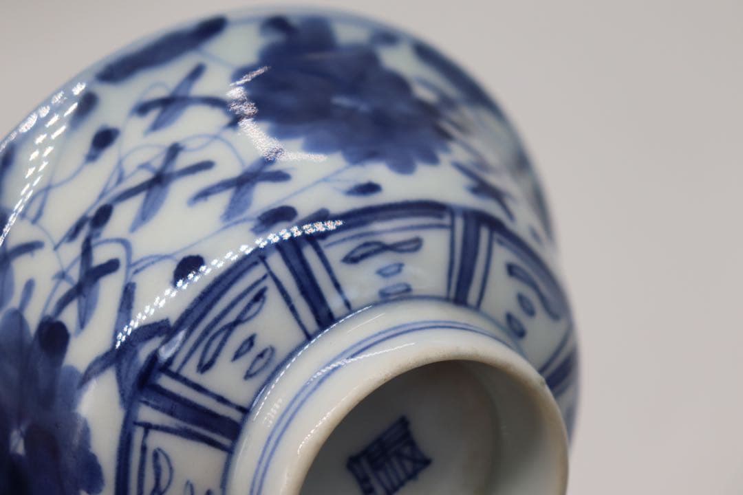 中国　新渡　染付茶碗6点①　送料込み0207