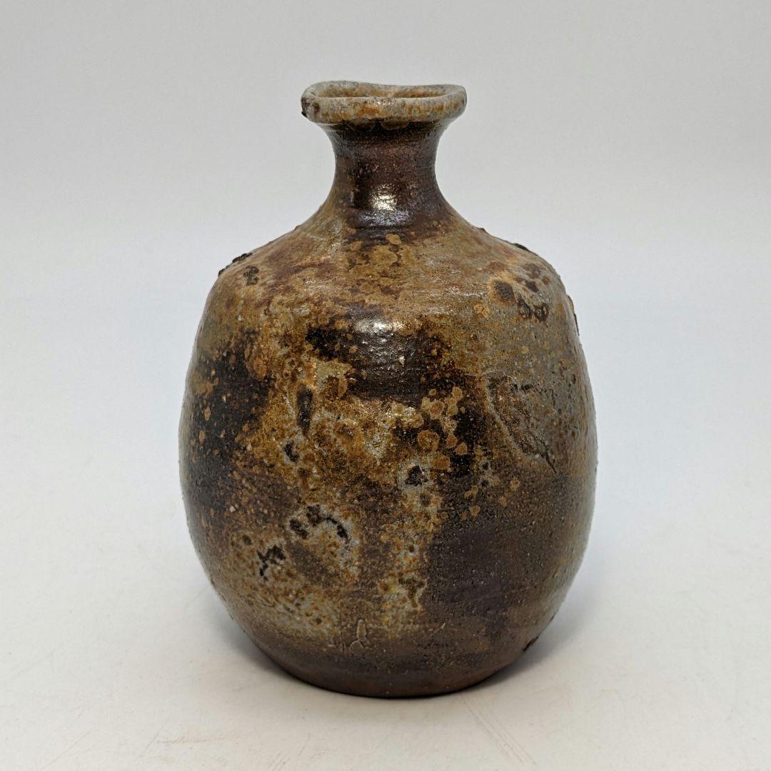 岡山県重要無形文化財 松井與之 備前焼 徳利 合箱 とっくり 酒器 食器 工芸品