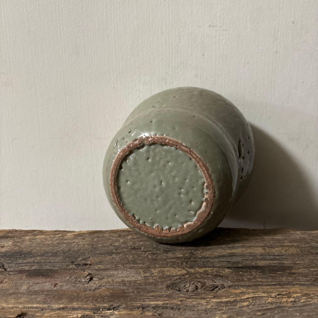 古伊万里青磁水差　江戸　初期　茶道具　抹茶　古民芸　アンティーク　方丈唯心　李朝