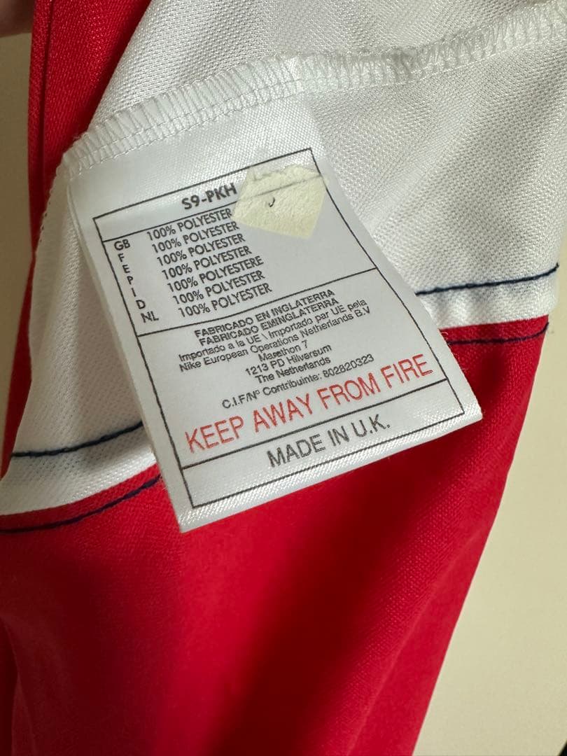 1998 nike 古着 アーセナル ゲームシャツ Mサイズ JVC