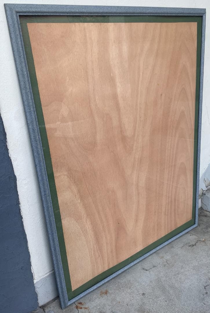 大型 フレーム 額縁 絵画 写真 ポスター 展示 北欧ヴィンテージ グレー 美品