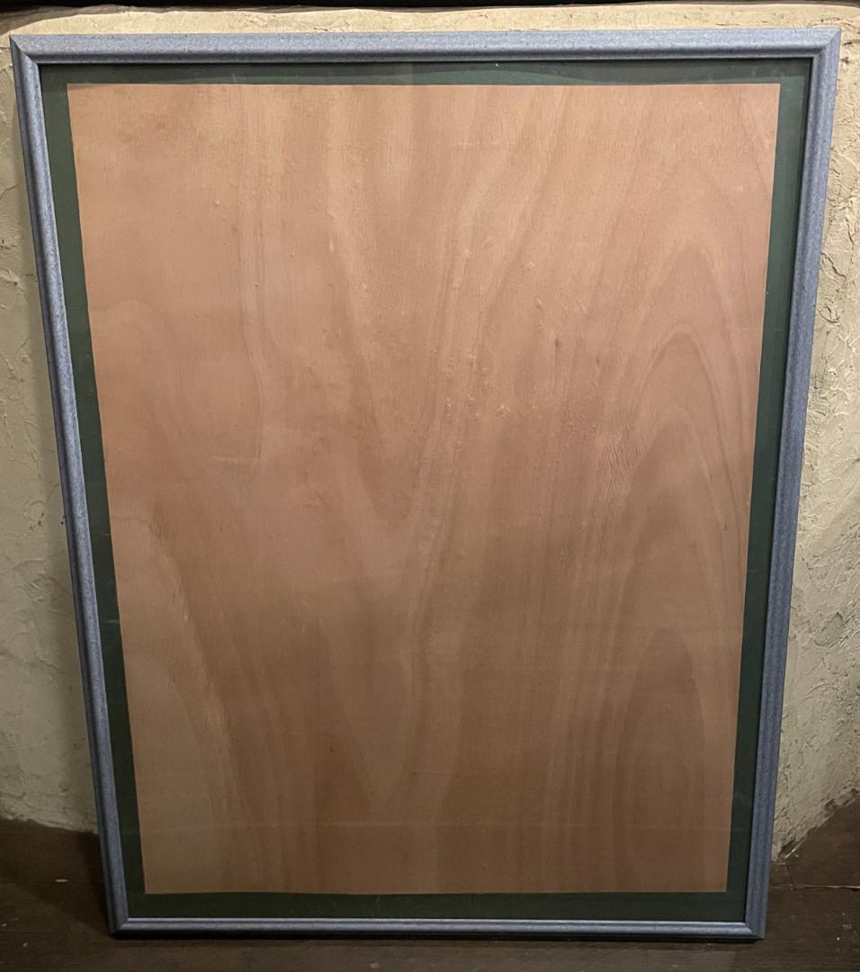 大型 フレーム 額縁 絵画 写真 ポスター 展示 北欧ヴィンテージ グレー 美品