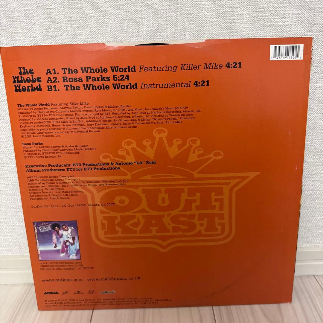 OUTKAST THE WHOLE WORLD 12インチ