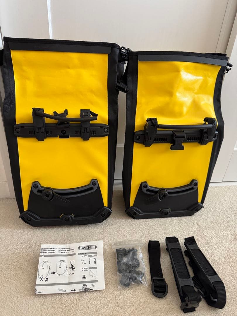 ⭐︎未使用品⭐︎ORTLIEB CLASSIC 防水パニアバック　イエロー/ブラック