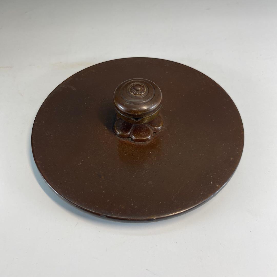 【茶道具】佐藤清光造　色紙釜（共箱）