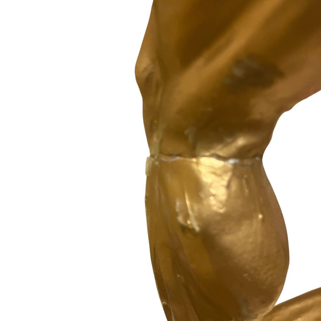 希少　ボディビルダー像　マッスル　筋肉美　ボディビル　トロフィー USA製 黄金