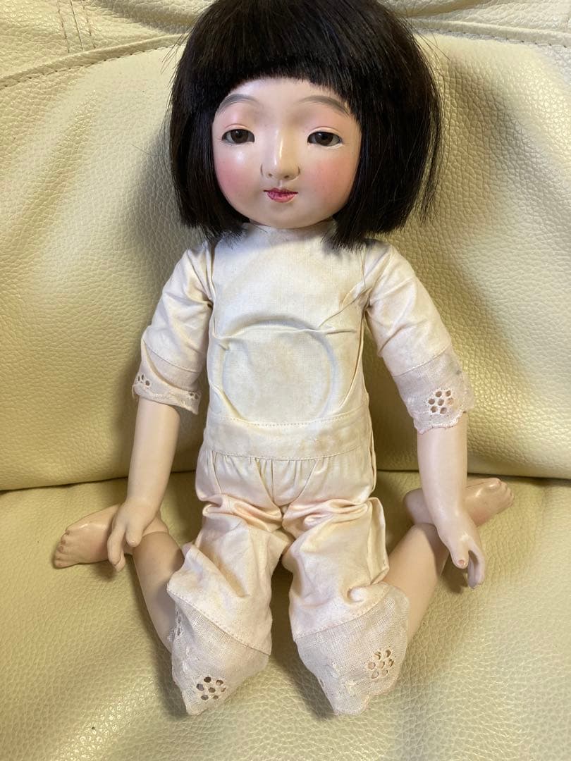 自由人形　市松人形38センチ