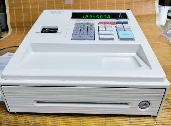 シャープレジスター　XE-A147　PC連携売上管理フル設定無料　111662