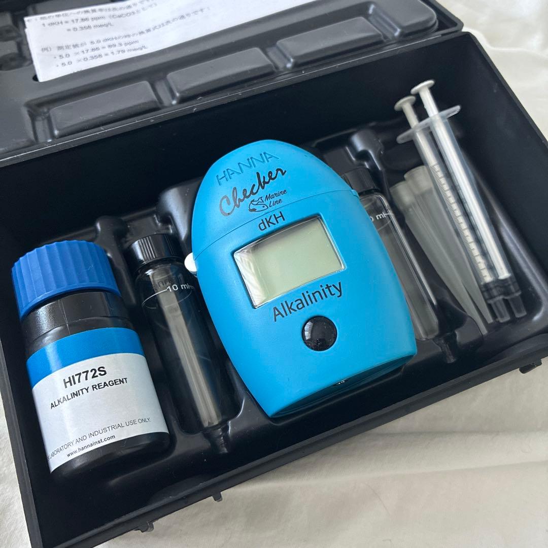 nl様 ハンナ マリンチェッカー HI772 海水アルカリ度測定