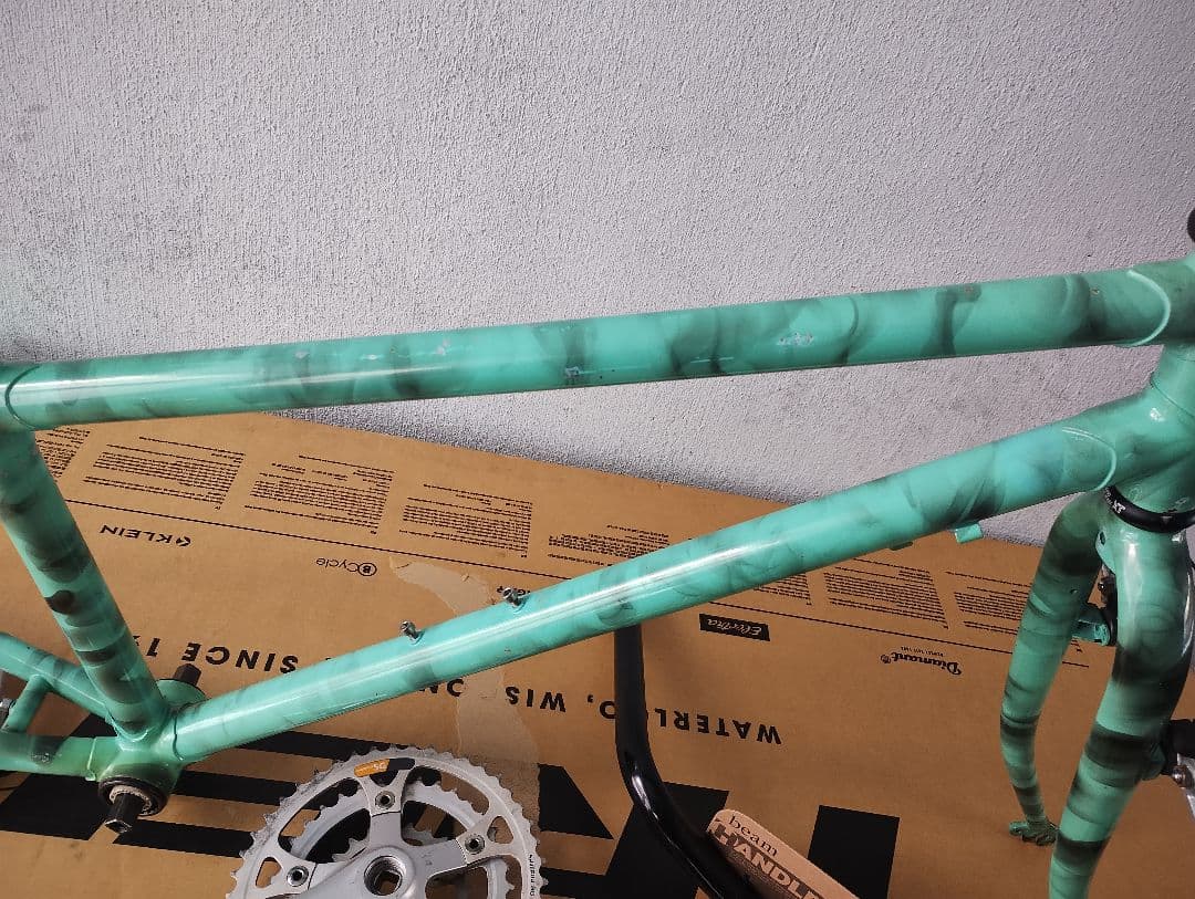 オールド希少mtbスタッガードクロモリフレーム26インチ