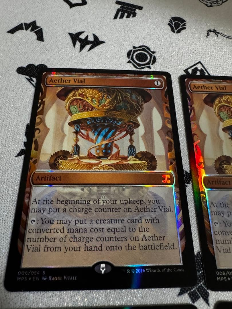 4枚セット 霊気の薬瓶 マスターピース FOIL 部分光沢