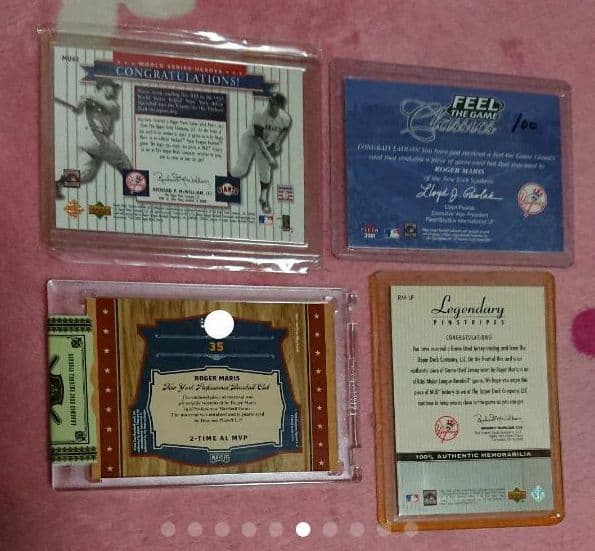 MLB ロジャー・マリス(ヤンキース) カード