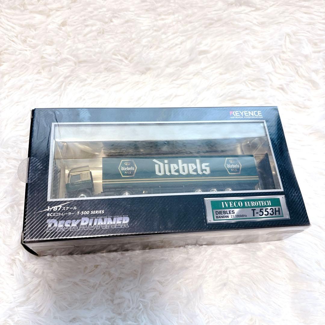 【激レア】キーエンス 1/87 RC ミニトレーラー T-500 デスクランナー