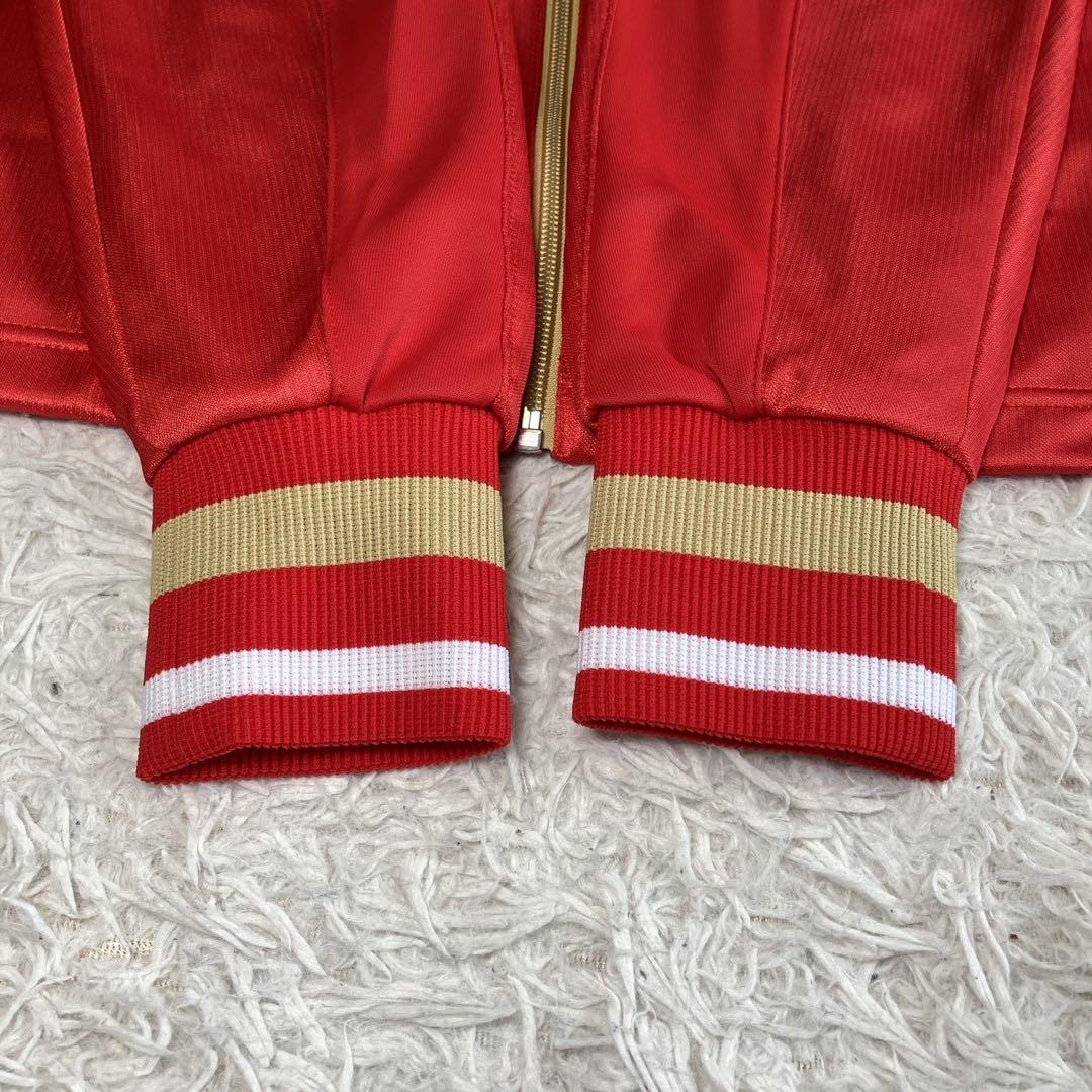 ◎新品タグ付き プーマ L レッド×ゴールド トラックジャケット パンツ