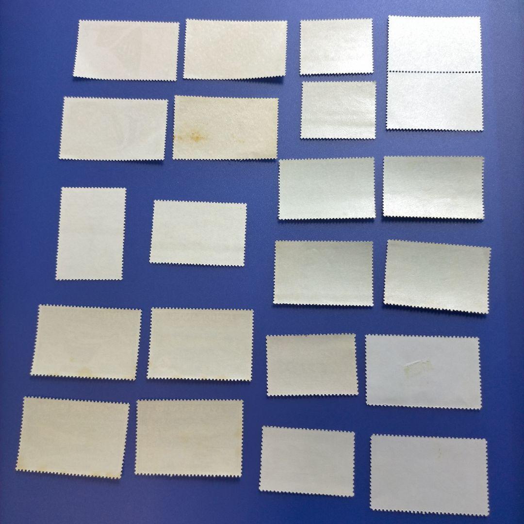 3771 外国切手 国々 魚類 海洋生物 シリーズ 22種 未使用