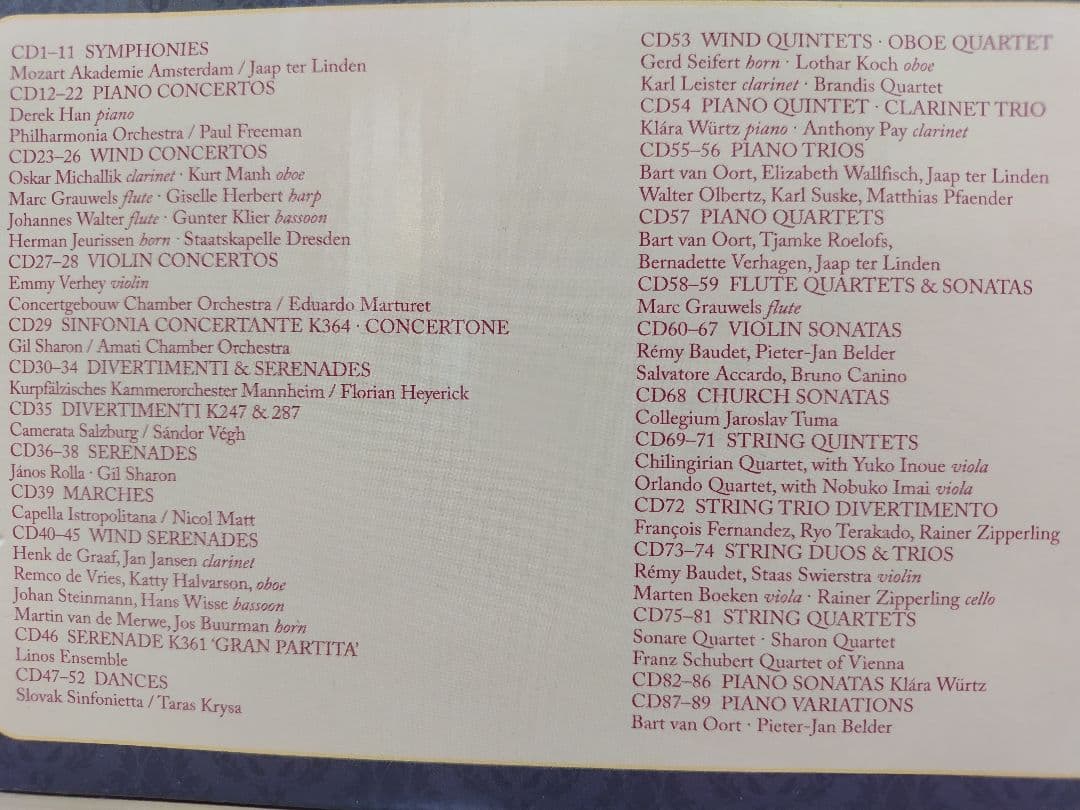 モーツァルト全集 MOZART Complete Edition (CDセット)