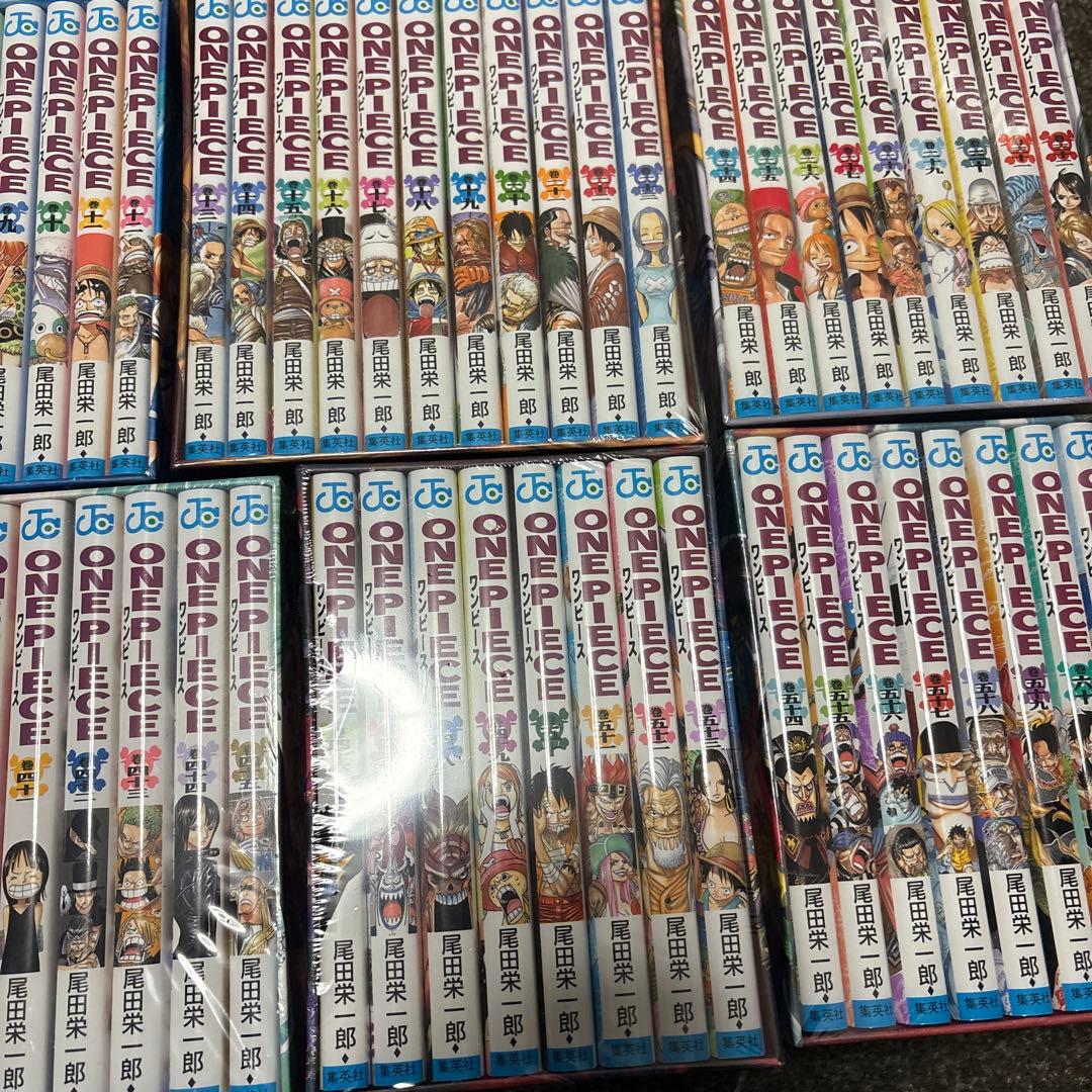 最低価格！！ONE PIECE 未開封　漫画　BOX1〜6