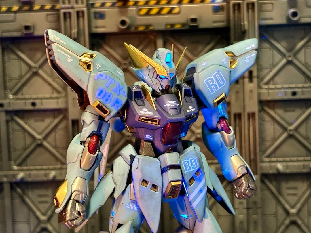 スパロボOG 【塗装済完成品】 HGヒュッケバイン PTX-08R　4大購入特典