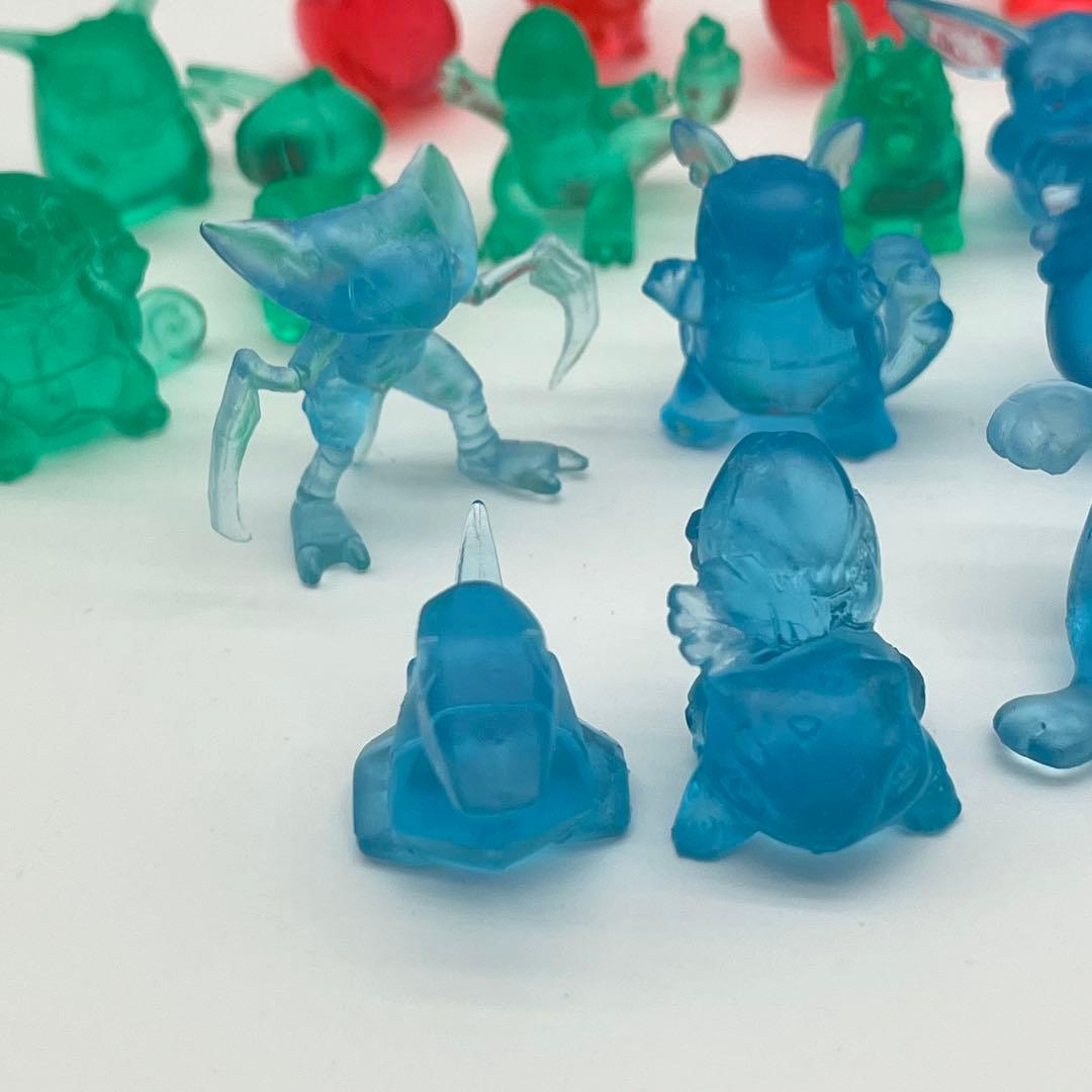 当時物・レア ポケモン図鑑 クリアフィギュアセット バンダイ 初期 鉛筆キャップ