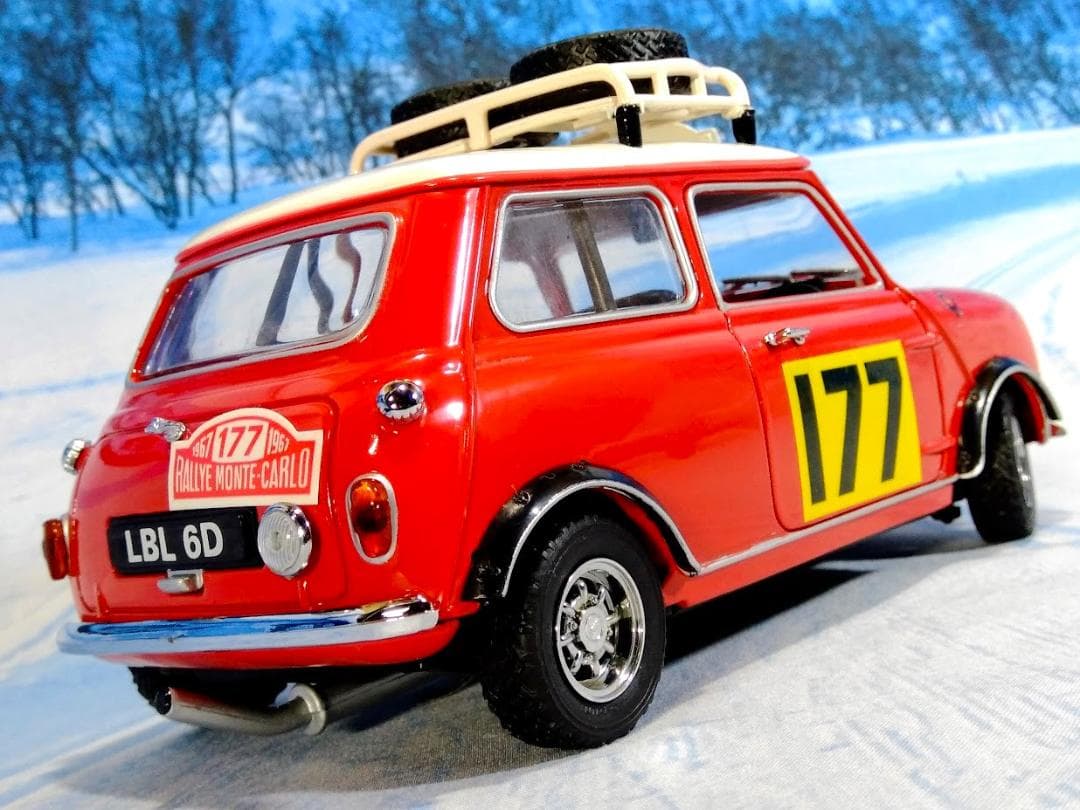 1/18 京商 モーリス ミニ クーパー 1275S　'67 モンテカルロラリー