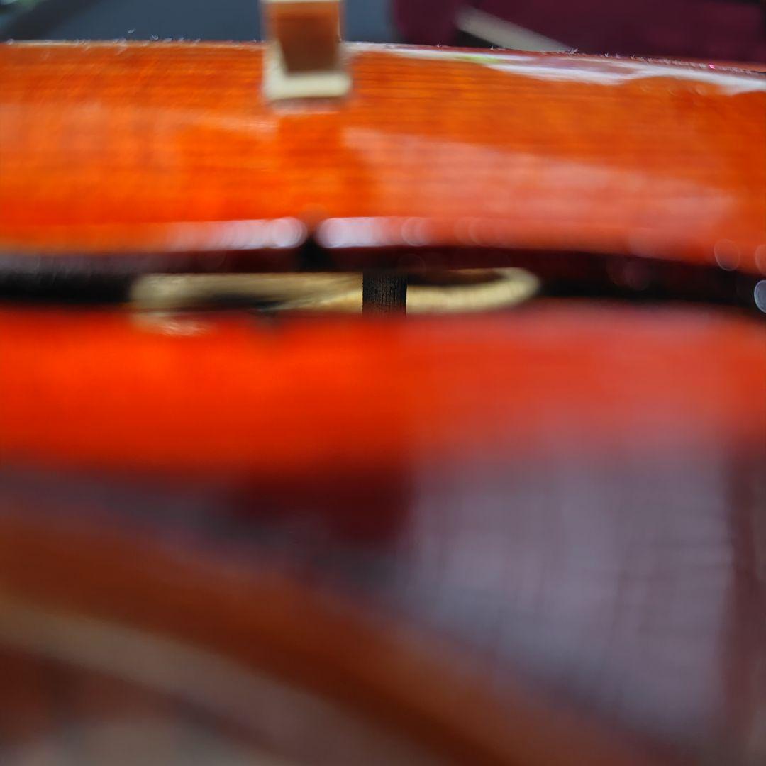 【美品】Valente バイオリン VN-30 1/2 全弦交換済 裏板虎杢