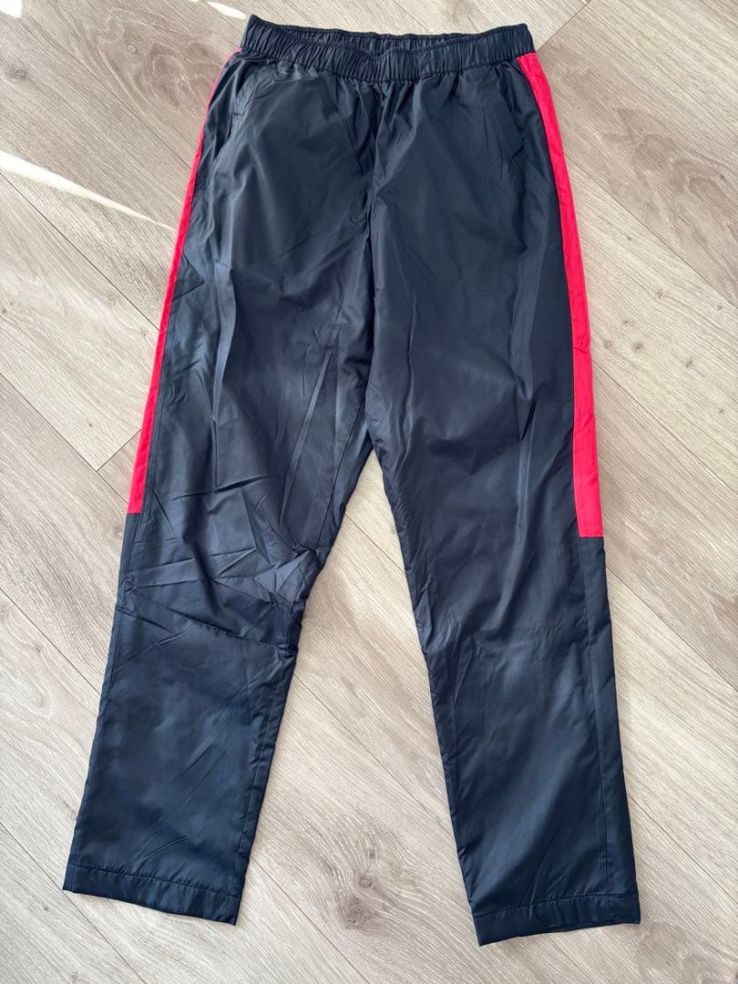 adidas ウィンドブレーカー上下セット 黒/赤