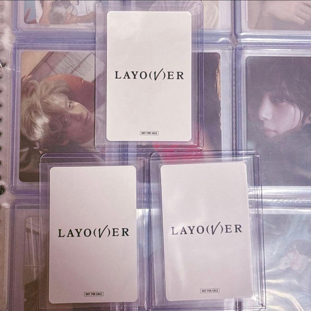 BTS V layover 3形態 トレカ jpfc ユニバ 特典 ラキドロ