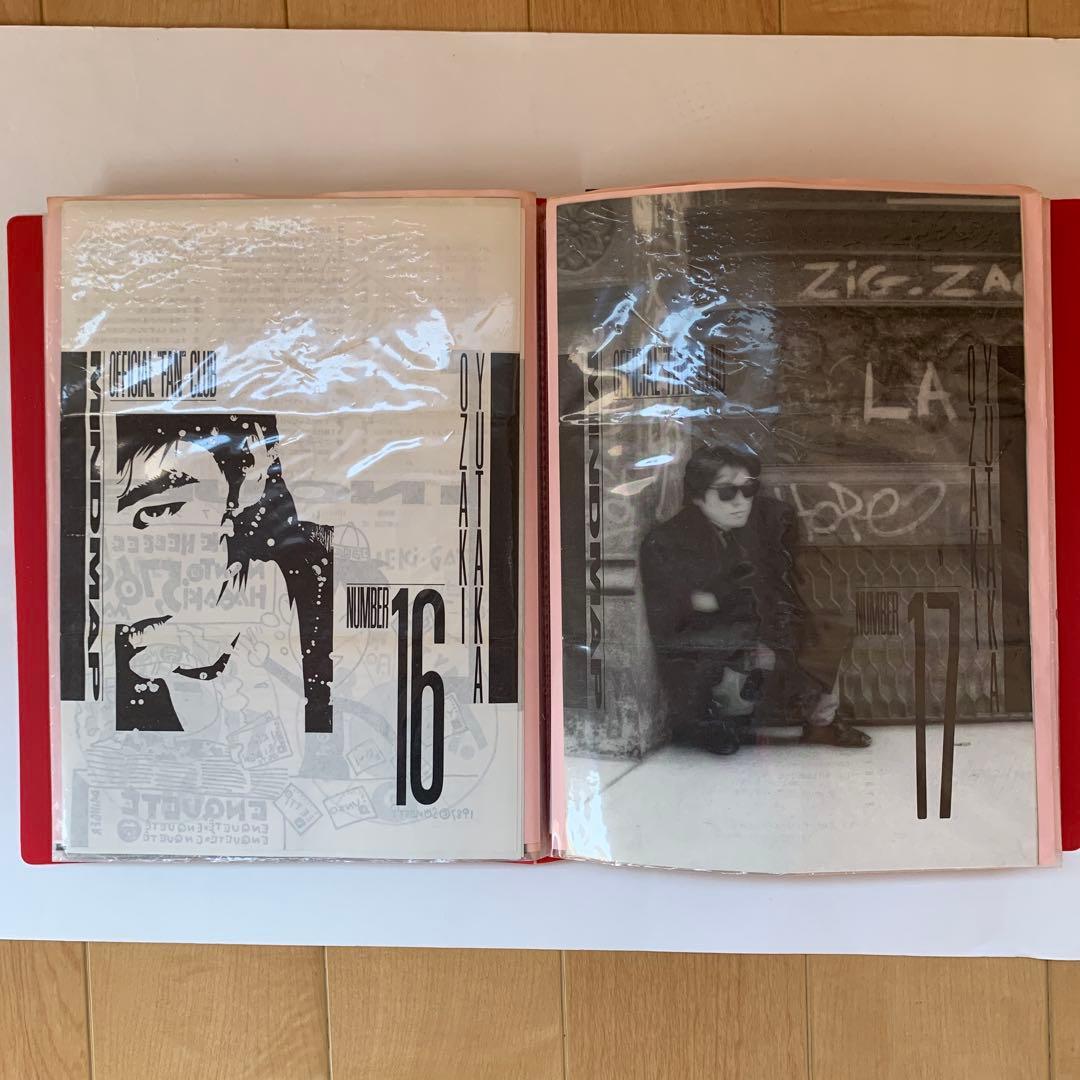 尾崎豊　ファンクラブ会報NO1創刊号〜33最終号　新聞切抜Teen Beat 他