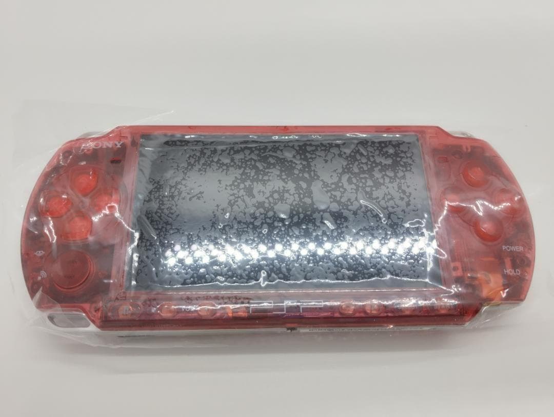 PSP 3000 すぐ遊べるセット【美品・カスタム】スケルトン レッド