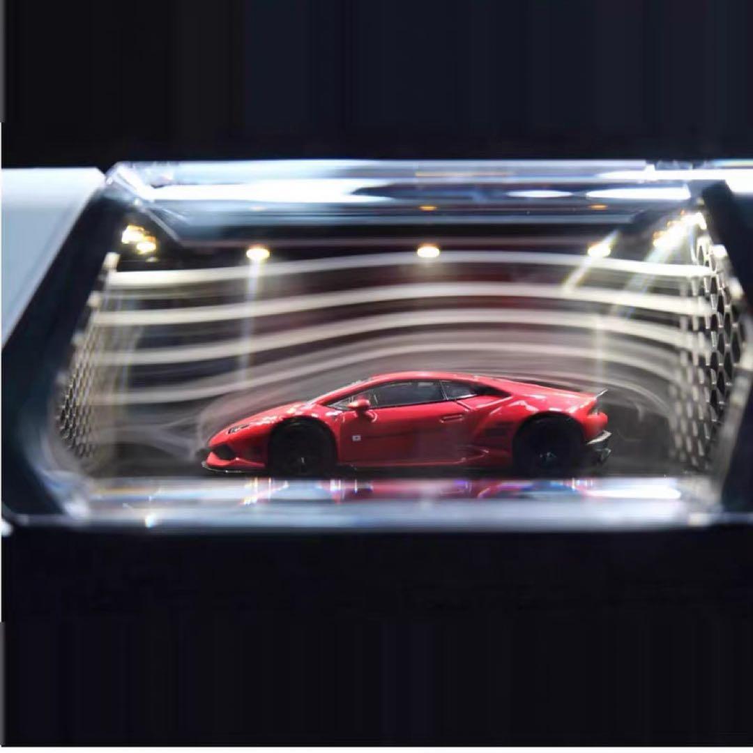 トミカ　ディスプレイケース 1/64 風洞実験 空気力学