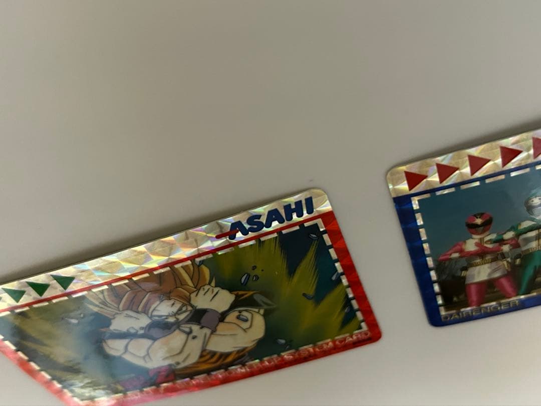 激レアASAHI ドラゴンボールZ ダイレンジャー カード 2枚