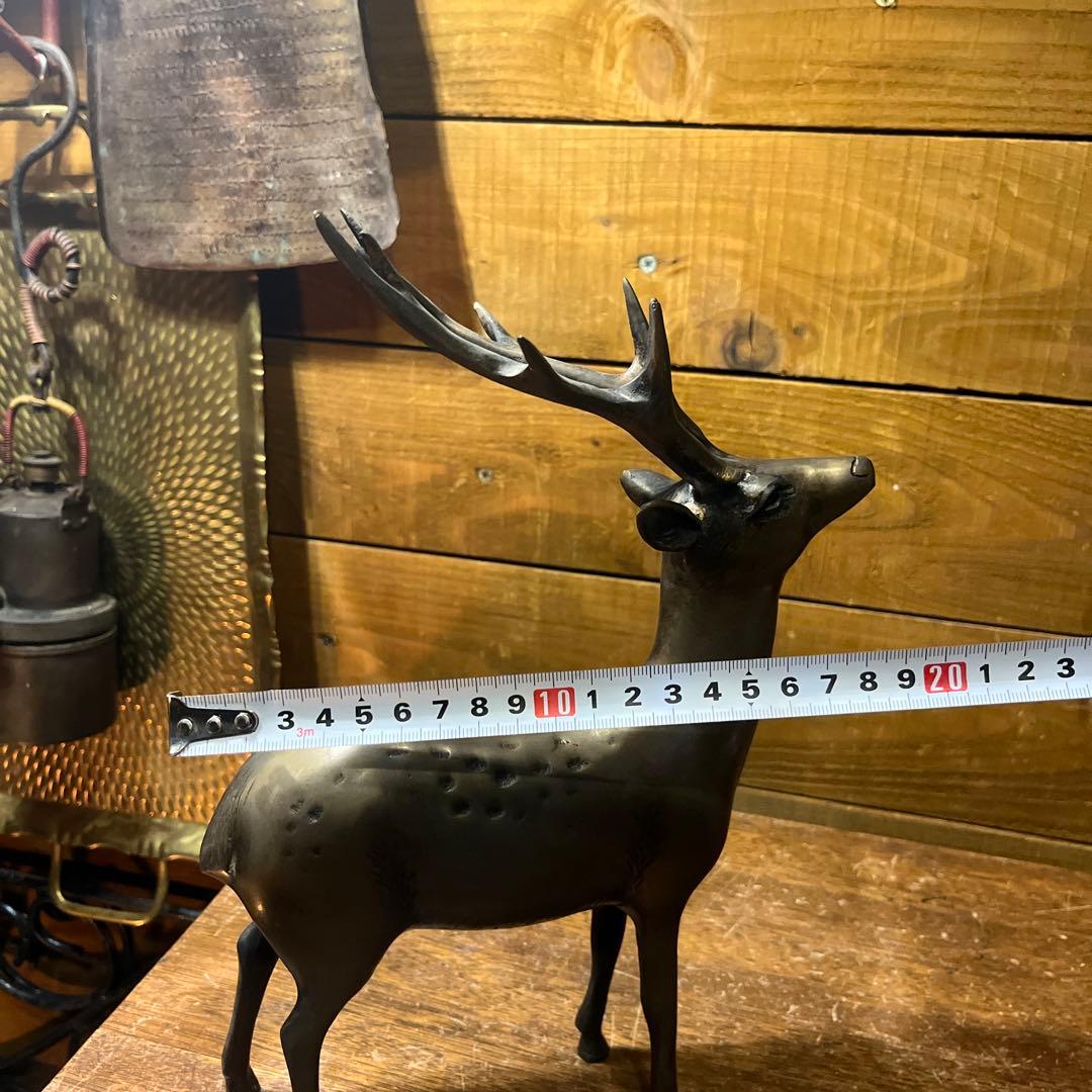 ヴィンテージ真鍮鹿