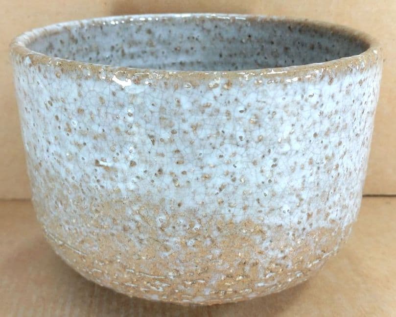 十代三輪休雪 萩茶碗 裏千家十五代鵬雲斎書付共箱 栞 萩焼 無傷美品 三輪休和