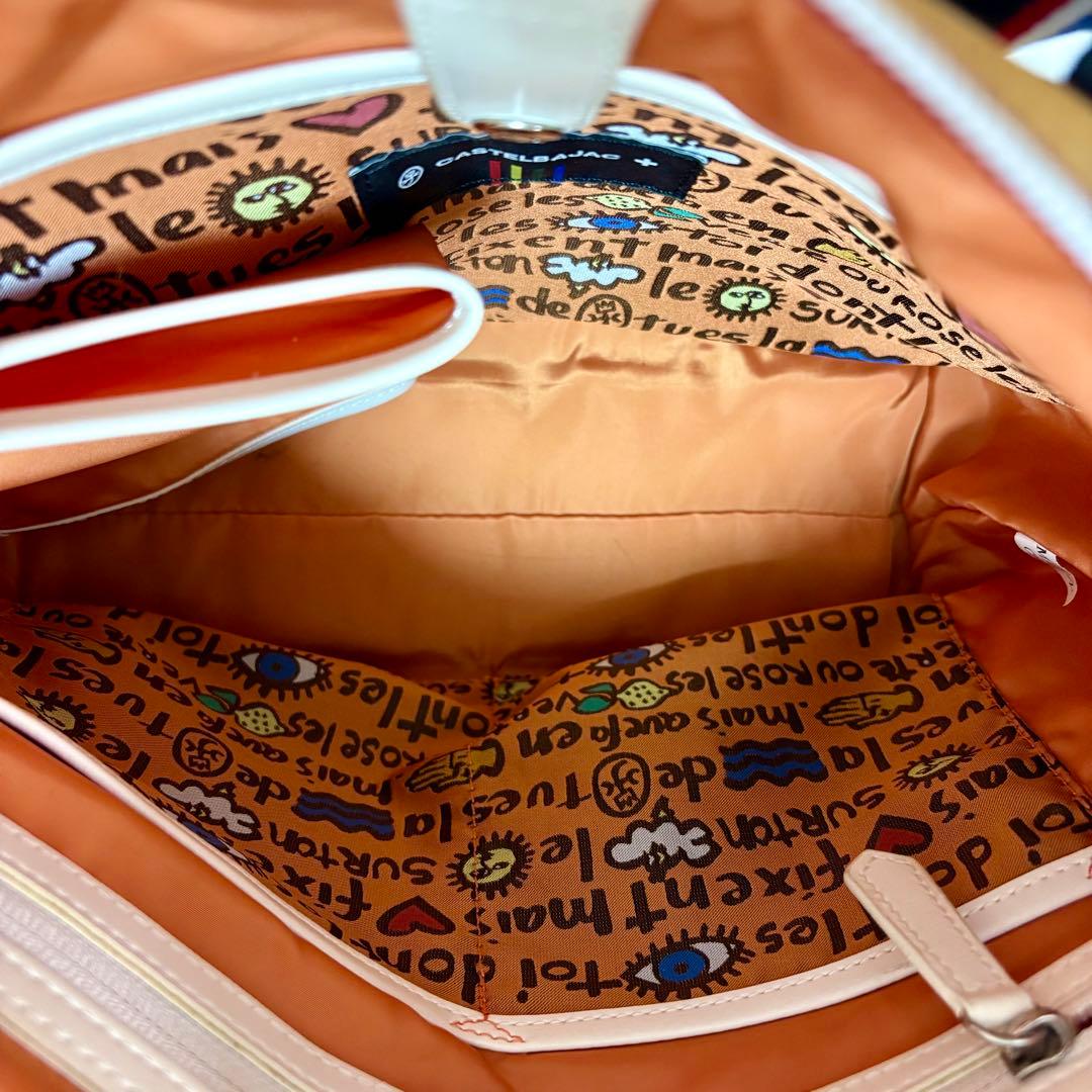 極美品 CASTELBAJAC ドビーII ショルダー トートバッグ 2WAY