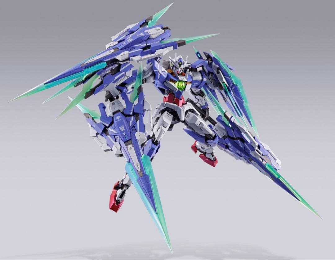 メタルビルド　ダブルオークアンタ フルセイバー + オプションセット×2個