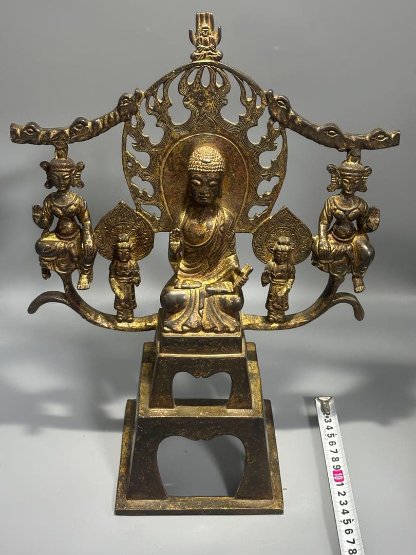 仏教古美術 純銅 文化遺産 文化財仏像伝承　 仏像 伝統的デザイン