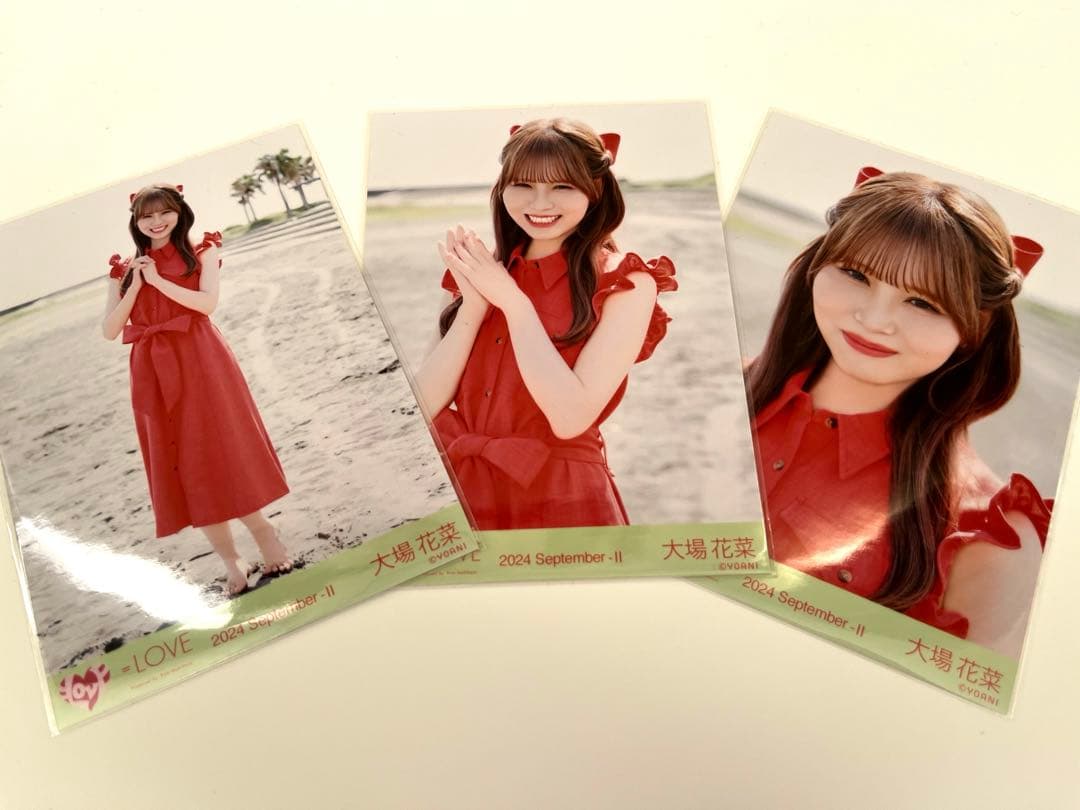 =LOVE イコラブ 大場花菜 生写真 海とレモンティー コンプ
