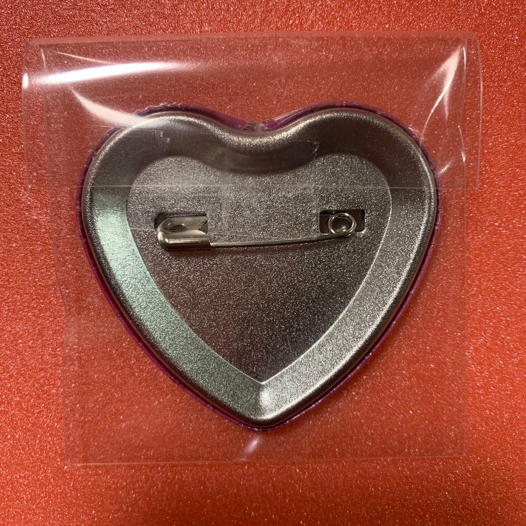 スーパーダンガンロンパ ２　日向創　照れ顔ハート缶バッジ　ナンジャタウン　レア