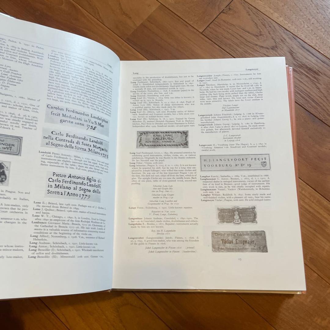 イギリス製　 Encyclopedia of Violin-Makers