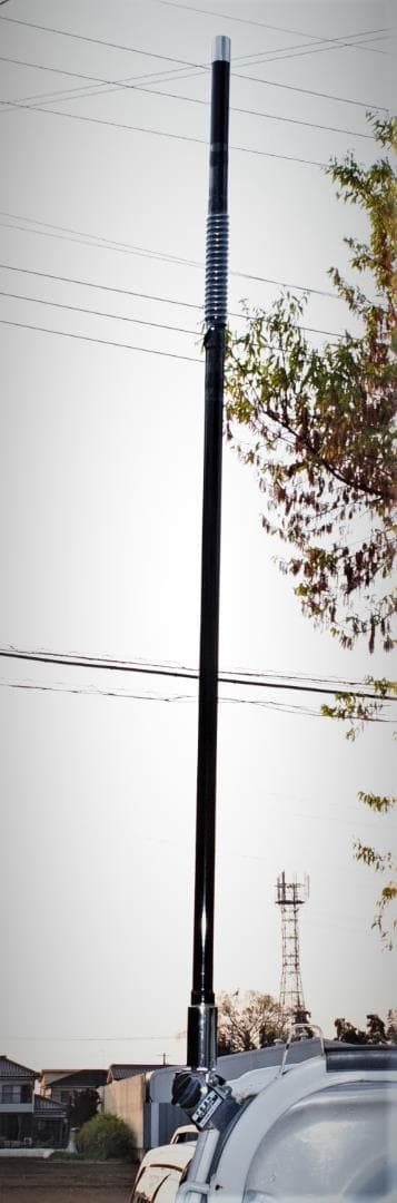 AM★アマチュア無線用デコトラデュアルバンド V/Uアンテナ★トップローディング