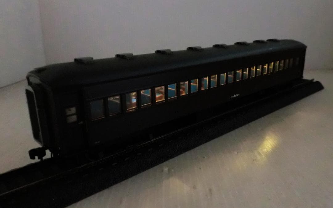 HOゲージ 天賞堂 32系国鉄旧客車 スハ32形・スハフ32形 室内灯付
