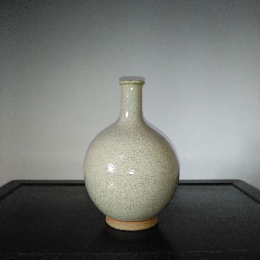 NO601 上野目焼　徳利　白釉徳利