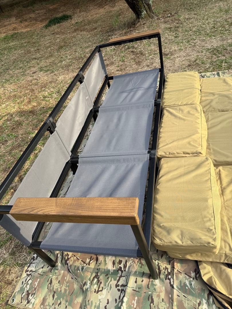 アウトプットライフ エアグランプソファ3P アウトドアチェア 送料込み！