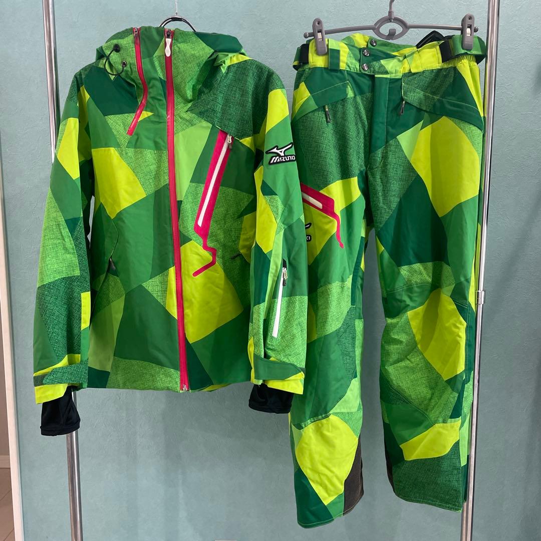 Mサイズ　スキーウェア　ミズノ　MIZUNO 上下セット　メンズ　ブレスサーモ