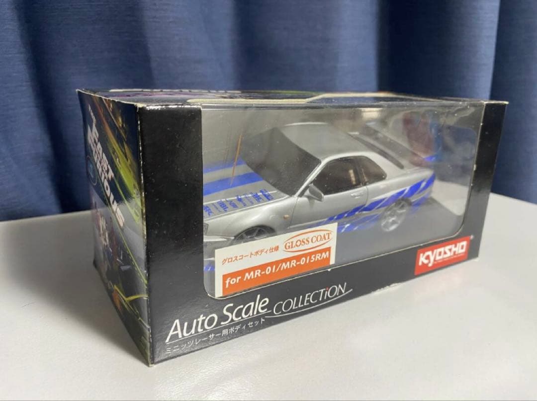 京商 ミニッツ ワイルドスピード　スカイラインGT-R R34 ミニカー RC