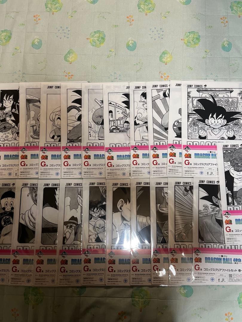 さくもちドラゴンボール40th クリアファイル　コンプセット
